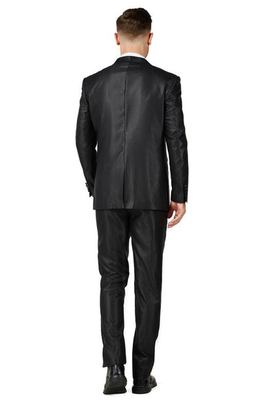 0408-TUX-SHINY-BLACK-3PC-SLIM-REGULAR-SIZE 46R-56R