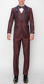 0408-TUX-SHINY-MAROON-3PC-SLIM-REGULR-SIZE 34R-44R