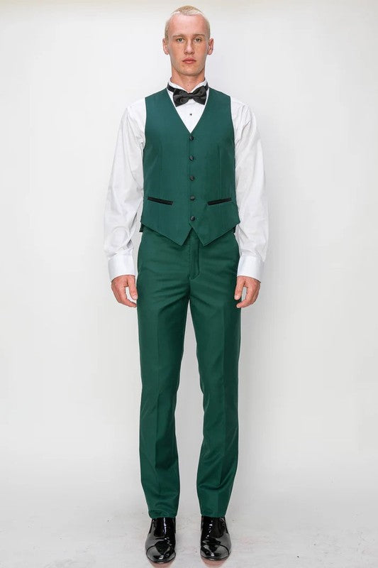 8745-TUXEDO-GREEN-3PC-SLIM-REGULAR-SIZE 46R-56R