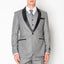 8745-TUX-GRAY-3PC-SLIM-SHORT-SIZE 34S-46S