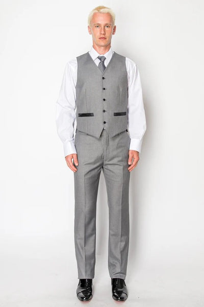 8745-TUX-GRAY-3PC-SLIM-REGULAR-SIZE 46R-56R