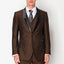 2645-TUX-SHINY-D-BROWN-3PC-SLIM-LONG-SIZE 38L-56L
