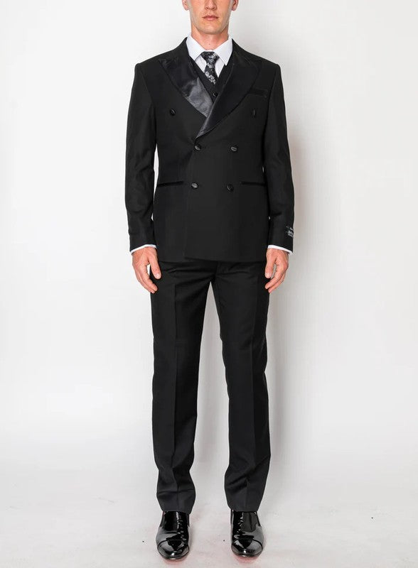 DB-8745-TUX-BLACK-D-BREAST-SLIM-REG-SIZE 46R-56R