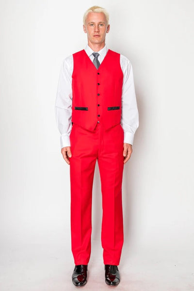 8745-TUXEDO-RED-3PC-SLIM-SHORT-SIZE 34S-46S