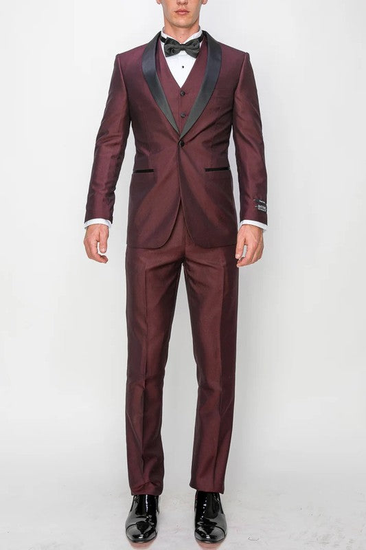 2645-TUX-MARRON-3PC-SLIM-LONG-SIZE 38L-56L