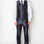 8033-TUX-PATERN-PURPLE-3PC-SLIM-REG-SIZE 46R-56R