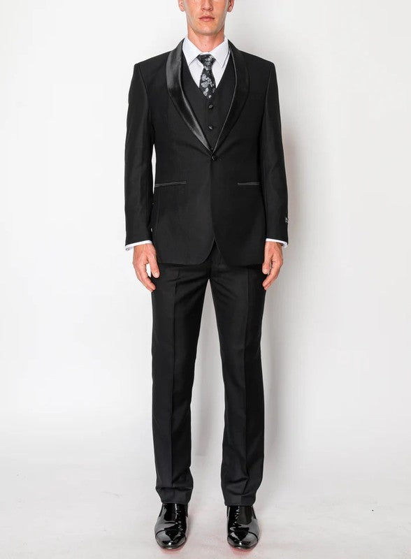 2645-TUX-BLACK-3PC-SLIM-LONG-SIZE 38L-56L