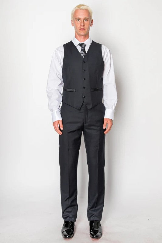 8745-TUX-LIGHT-BLACK-3PC-SLIM-REGULAR-SIZE 46R-56R