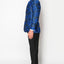 2170-BLAZER-SHINY-BLUE-SIZE 34-44
