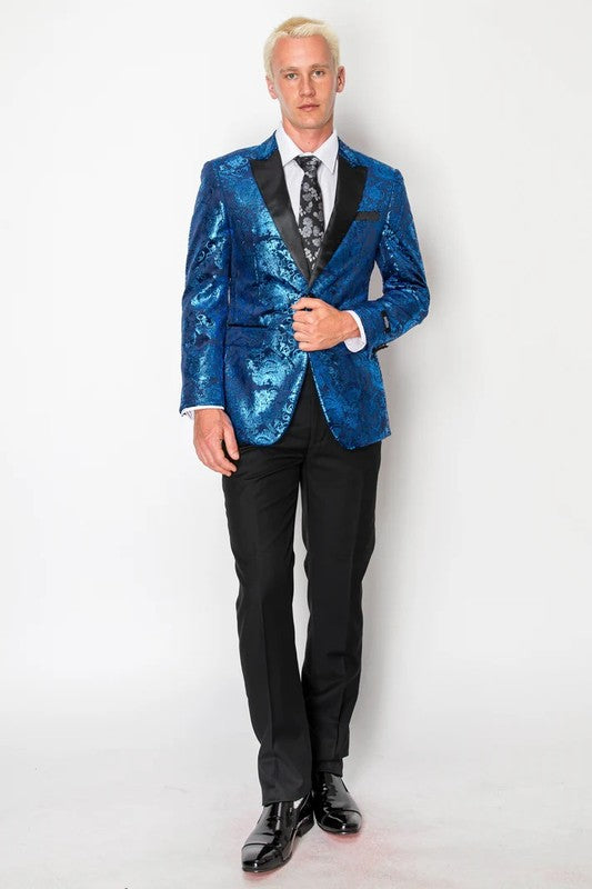 8088-BLAZER-TUX-SHINY-BLUE-SIZE 34-44