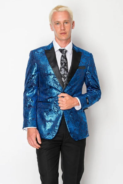8088-BLAZER-TUX-SHINY-BLUE-SIZE 46-56