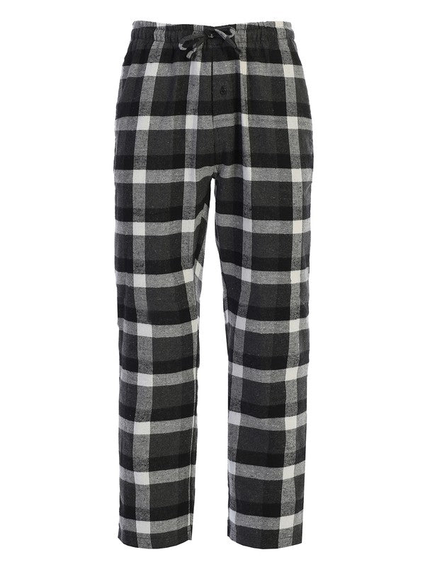 PJ-92-Men's Yarn Dye Flannel Pajama Pants