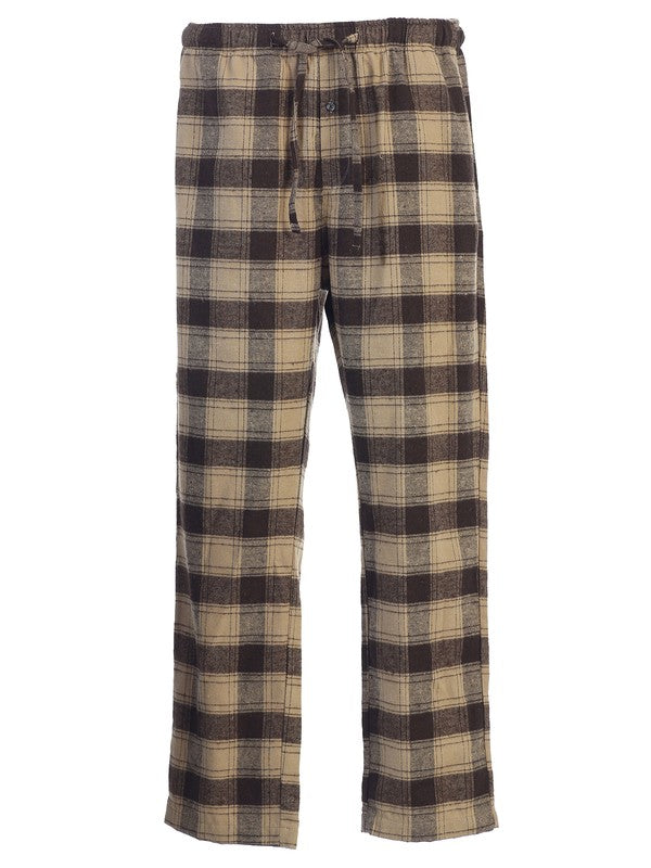 PJ-92-Men's Yarn Dye Flannel Pajama Pants