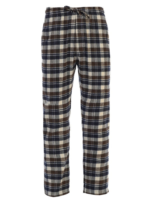 PJ-92-Men's Yarn Dye Flannel Pajama Pants