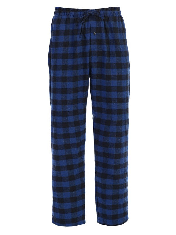 PJ-92-Men's Yarn Dye Flannel Pajama Pants