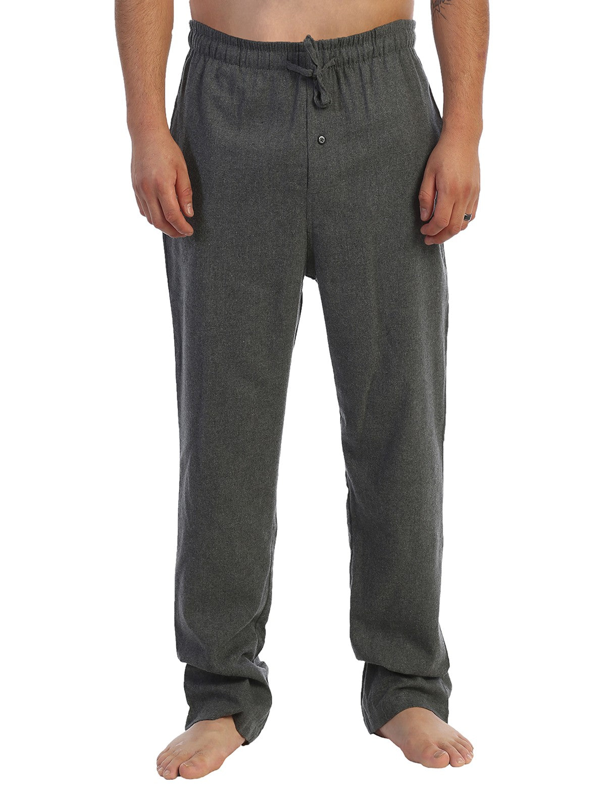 PJ-92-Men's Yarn Dye Flannel Pajama Pants
