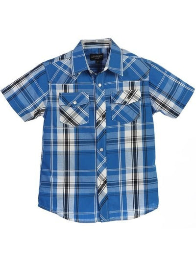 SS-22W-SHORT-WESTERN-DRESS-SHIRT-7 COLORS-SIZE 2-4