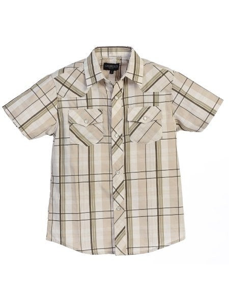 SS-22W-SHORT-WESTERN-DRESS-SHIRT-7 COLORS-SIZE 2-4