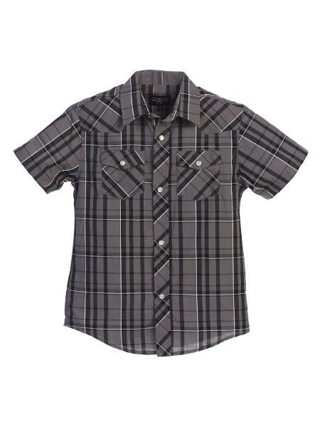 SS-22W-SHORT-WESTERN-DRESS-SHIRT-7 COLORS-SIZE 2-4