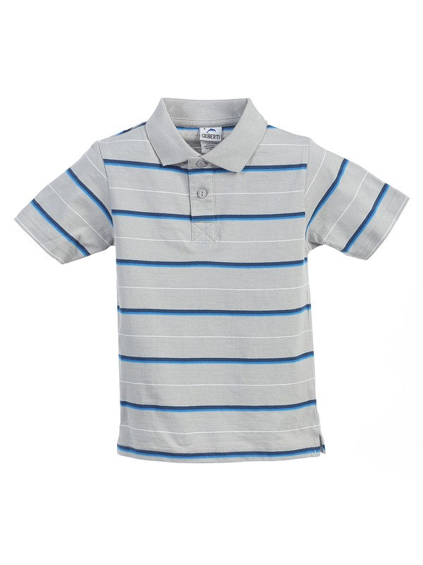 PS-237-STRIPED-POLO-5 COLORS-SIZE 2-4