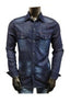 CSS-4012-DARK-BLUE-STRETCH-SLIM-LONG-SLEEVE