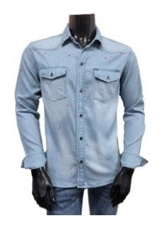 CSS-4012-LIGHT-BLUE-STRETCH-SLIM-LONG-SLEEVE
