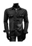 CSS-4010-BLACK-STRETCH-SLIM-LONG-SLEEVE