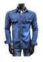 CSS-4010-MEDIUM-BLUE-STRETCH-SLIM-LONG-SLEEVE
