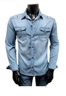 CSS-4014-LIGHT-BLUE-STRETCH-SLIM-LONG-SLEEVE