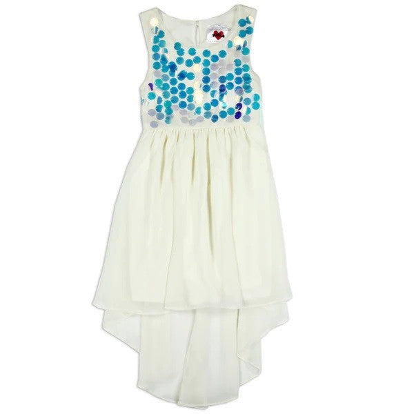 RMLA Girls 7-14 Sequin High Low Dress Pack of 6