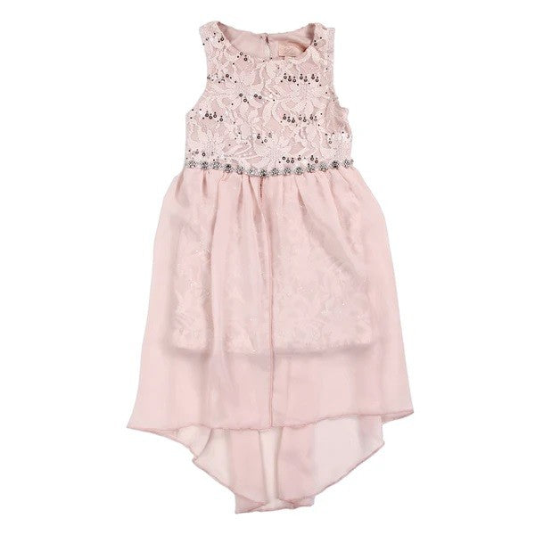 Girls 4-6X Chiffon Lace  Fly Away Dress Pack of 6