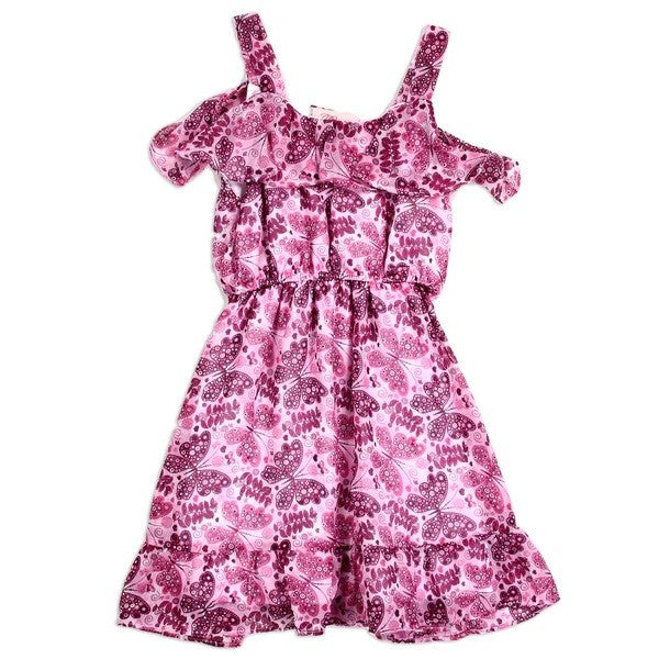 DUCHESS Girls 7-12 Chiffon Dress Pack of 6