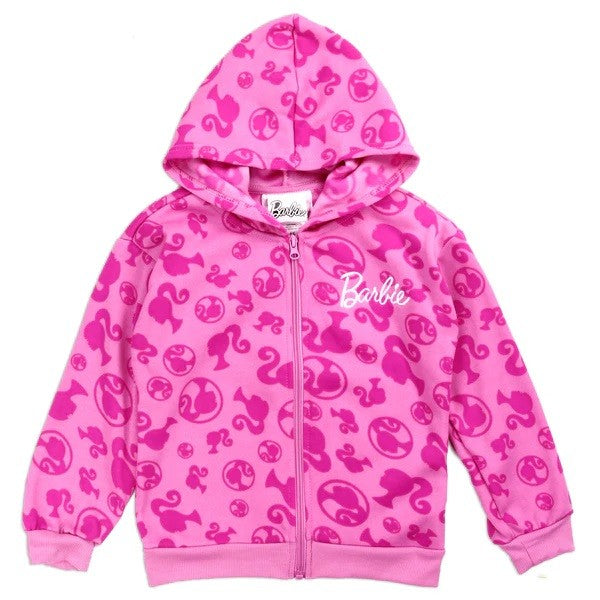 BARBIE Girls 4-6X Zip Up Hoodie Pack of 6
