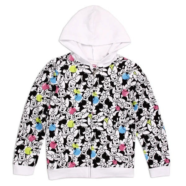 MINNIE MOUSE Girls Toddler Zip Up Hoodie Pack of 6