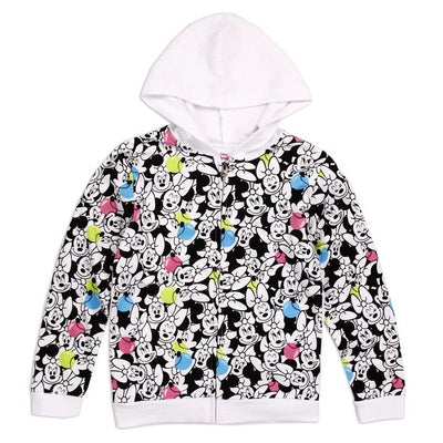 MINNIE MOUSE Girls Toddler Zip Up Hoodie Pack of 6