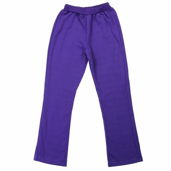 Girls 4-6X Basic Fleece Pants Pack of 6 Purple