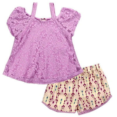 RMLA 7-12 Girls 2-Piece Short Set Pack of 6