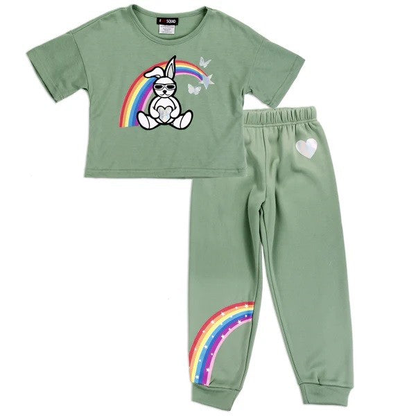 GIRL SQUAD 7-14 Girls 2-Piece Jogger Set Pack of 6