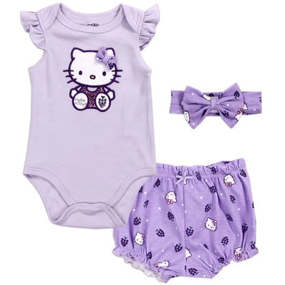 HELLO KITTY NB Girls 3-Piece Short Set Pack of 6