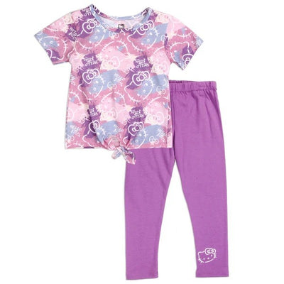 HELLO KITTY Girls 4-6X 2-Piece Legging Set Pack 6