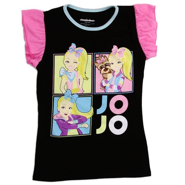 JOJO SIWA Girls 4-6X T-Shirt Pack of 6