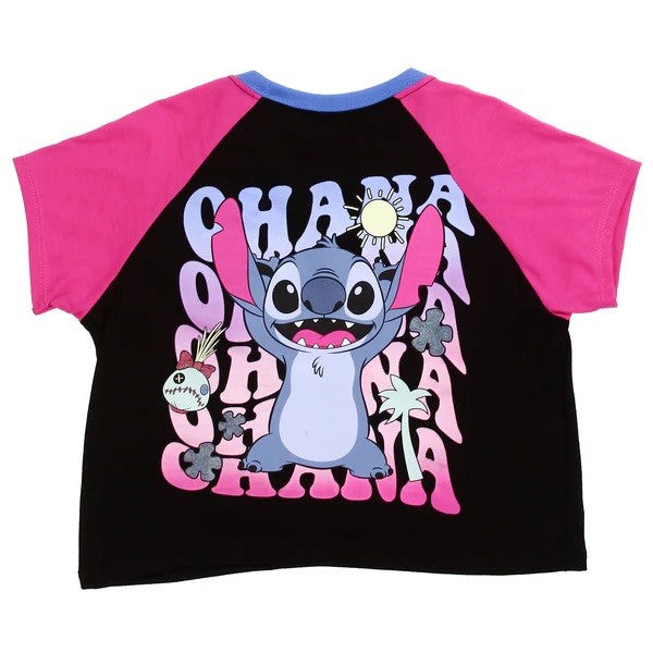 STITCH Girls 4-6X Crop T-Shirt Pack of 6