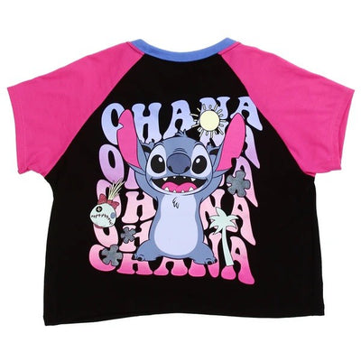 STITCH Girls 4-6X Crop T-Shirt Pack of 6