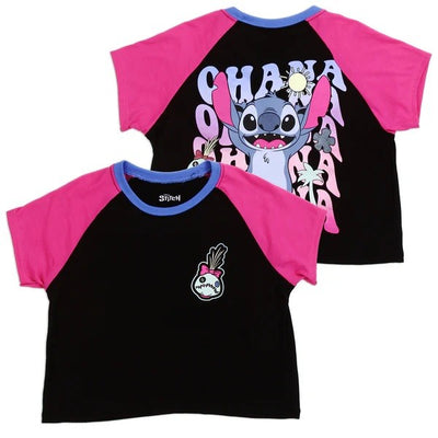 STITCH Girls 4-6X Crop T-Shirt Pack of 6