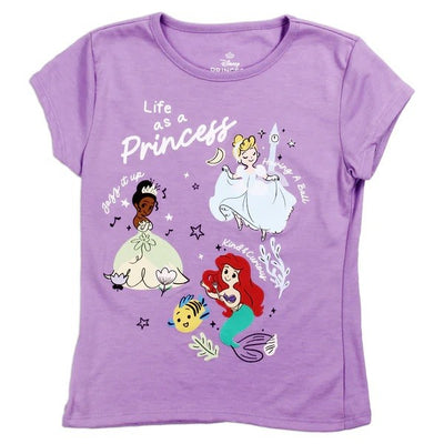 DISNEY PRINCESS Girls 4-6X T-Shirt Pack of 6