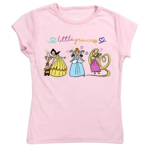 DISNEY PRINCESS Girls 4-6X T-Shirt Pack of 6