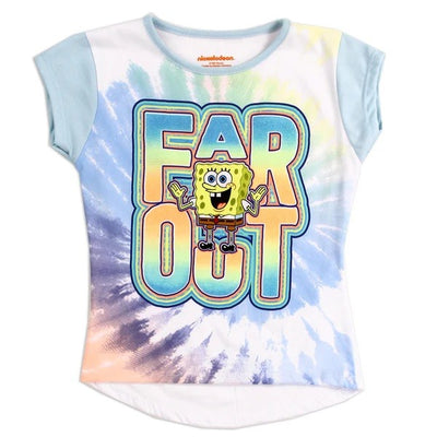 SPONGE BOB Girls 7-16 T-Shirt Pack of 6