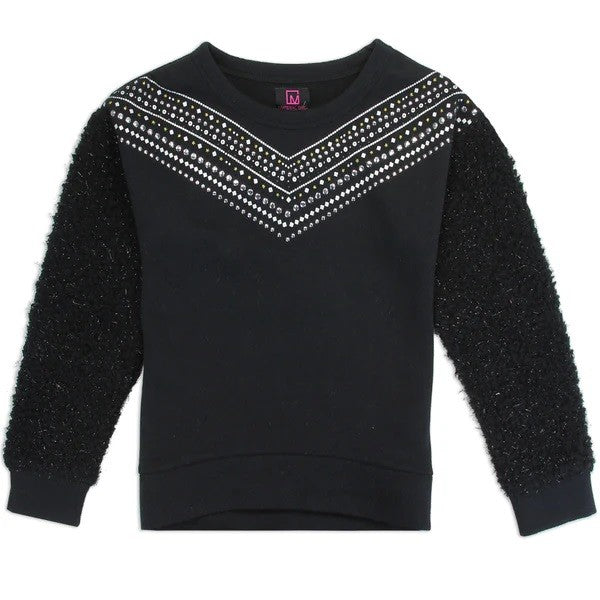 MATERIAL GIRL Girls 7-16 Fashion Sweatshirt Pack 4
