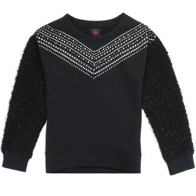 MATERIAL GIRL Girls 7-16 Fashion Sweatshirt Pack 4