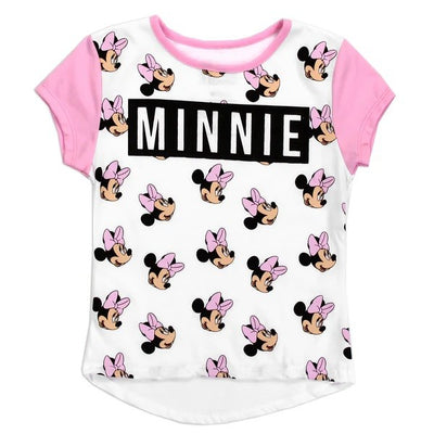 MINNIE MOUSE Girls 7-16 T-Shirt Pack of 6